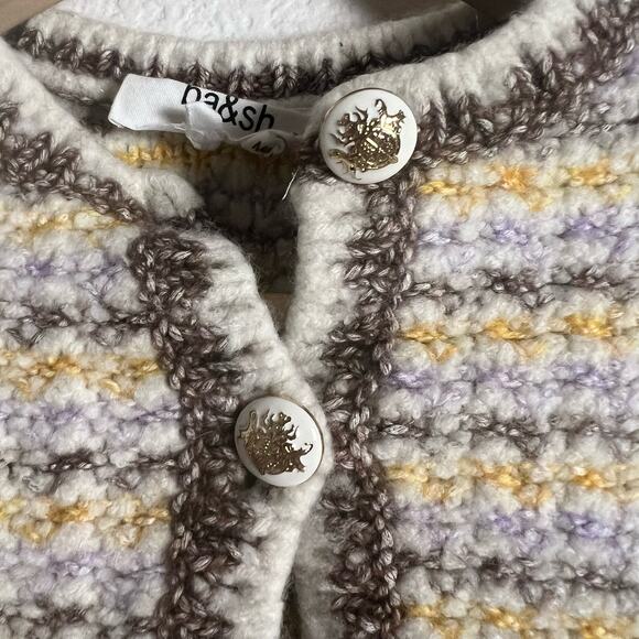 BA&SH Bill Tweed Knit Button Front Cardigan Sweater Jacket Size XS - Picture 11 of 12